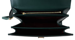 Gucci Green Leather Zumi Shoulder Bag