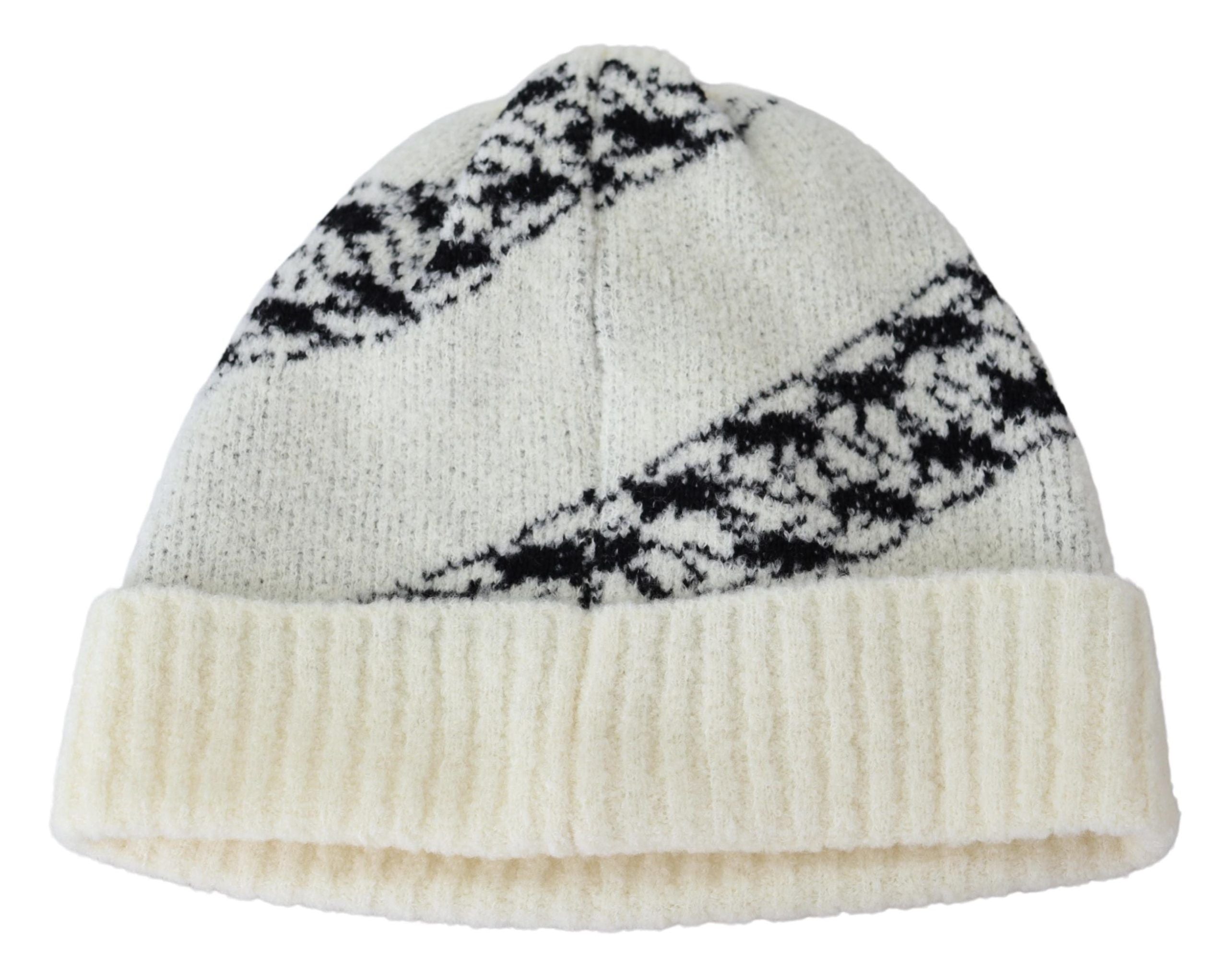 Givenchy White Wool Unisex Winter Warm Beanie  Hat