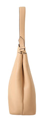 Versace Nude Calf Leather Hobo Shoulder & Handbag