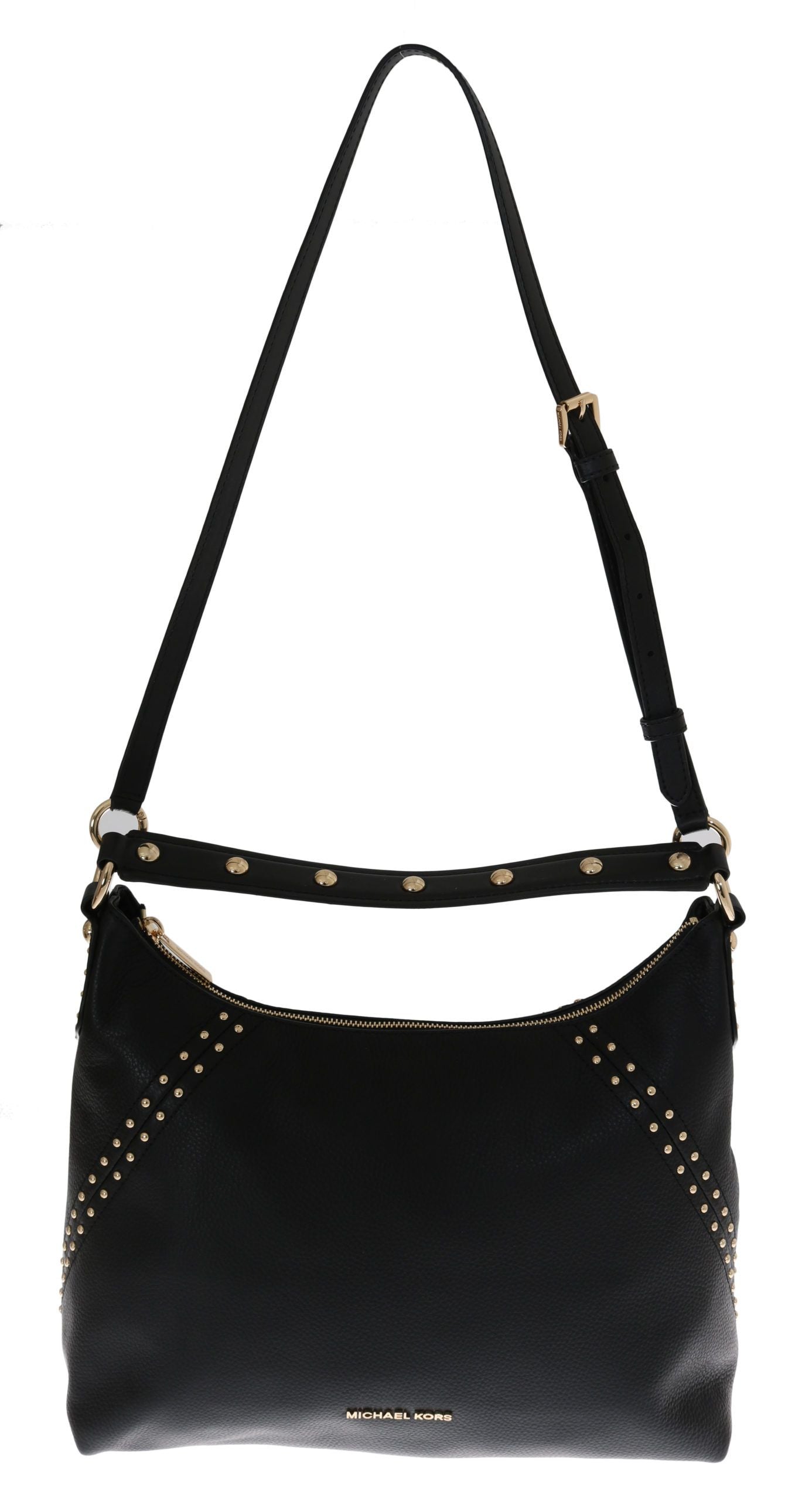 Michael Kors Black ARIA Leather Shoulder Bag