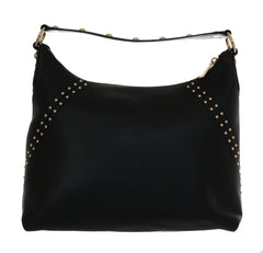 Michael Kors Black ARIA Leather Shoulder Bag