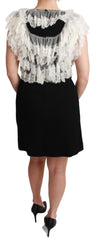 Dolce & Gabbana Black Fashion Devotion Sheath Mini Dress