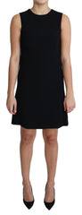 Dolce & Gabbana Elegant Sleeveless Black A-Line Mini Dress