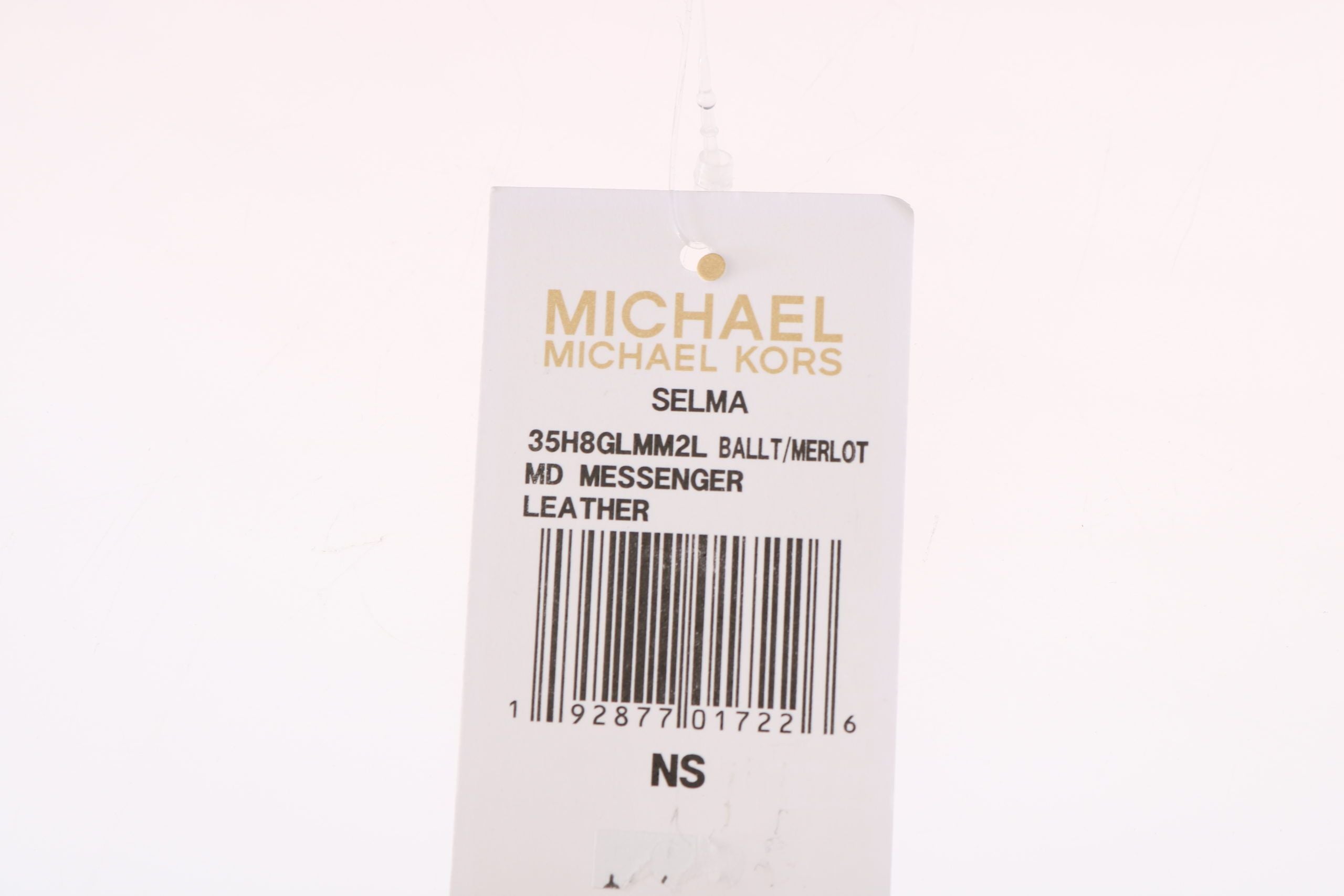 Michael Kors Bordeaux SELMA Leather Shoulder Bag