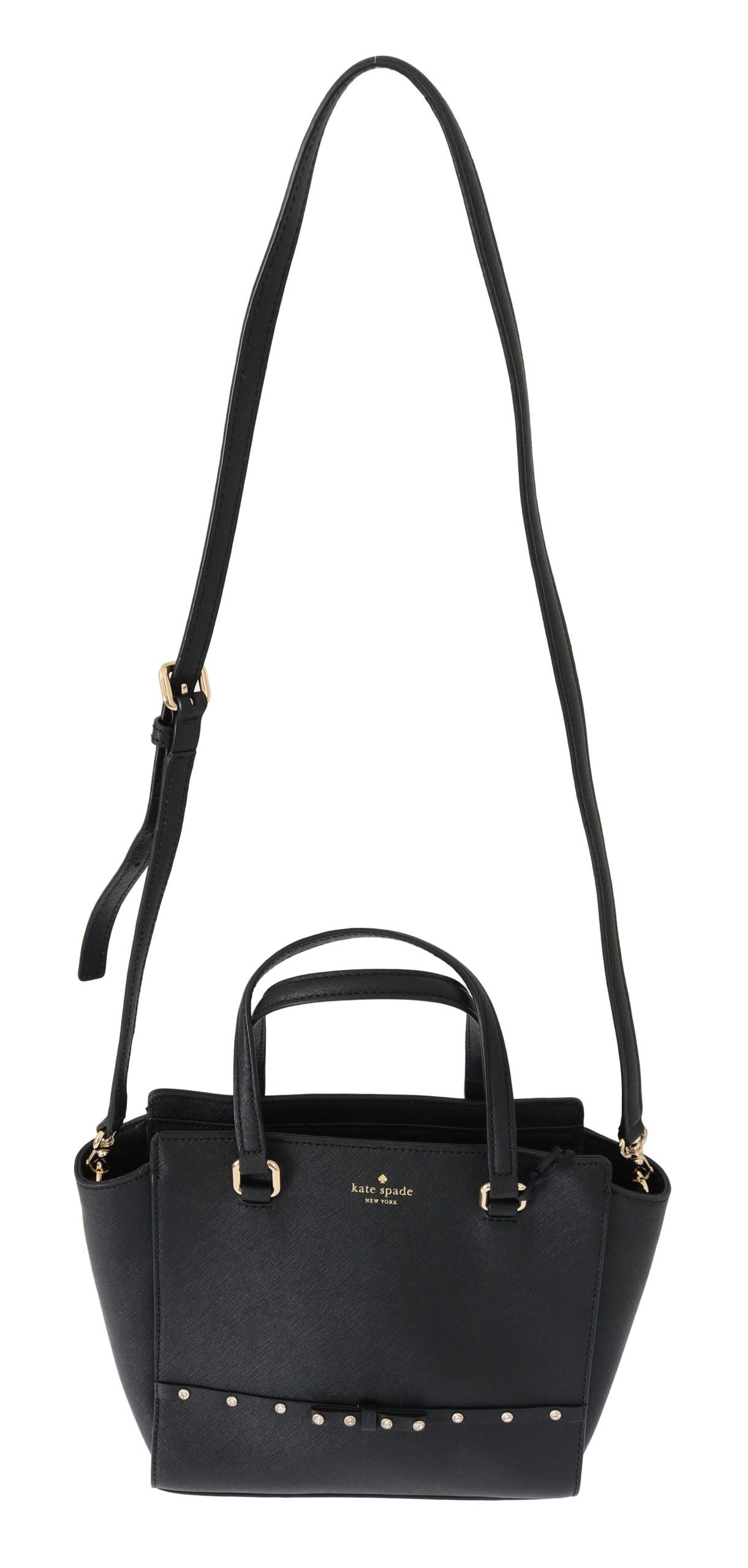 Kate Spade Black Leather small handlee shoulder Bag