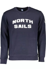 North Sails Blue Long-Sleeved Printed Sweatshirt