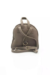 La Martina Elegant Brown Leather Messenger Bag