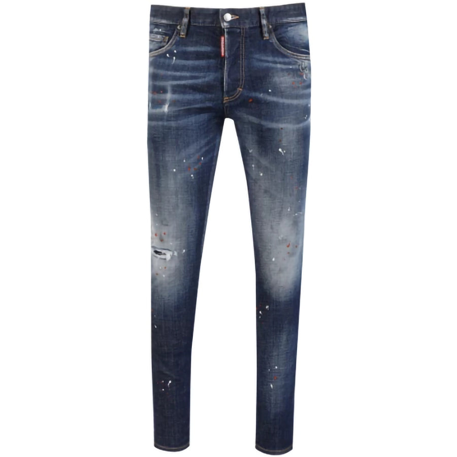 Dsquared² Blue Cotton Jeans & Pant