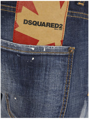 Dsquared² Blue Cotton Jeans & Pant