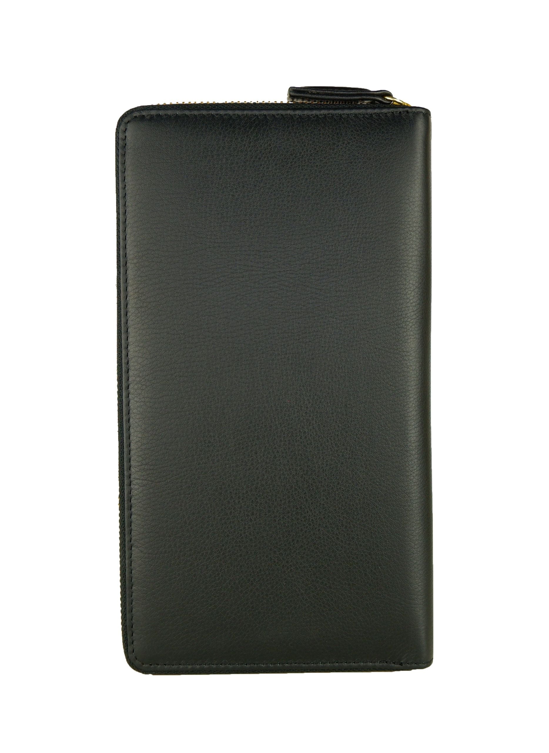 Cavalli Class Black Leather Wallet