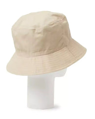 Hinnominate Beige Cotton Hat with Front Logo