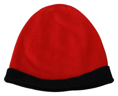 Givenchy Red Cotton Cashmere Hat Beanie Unisex Hat