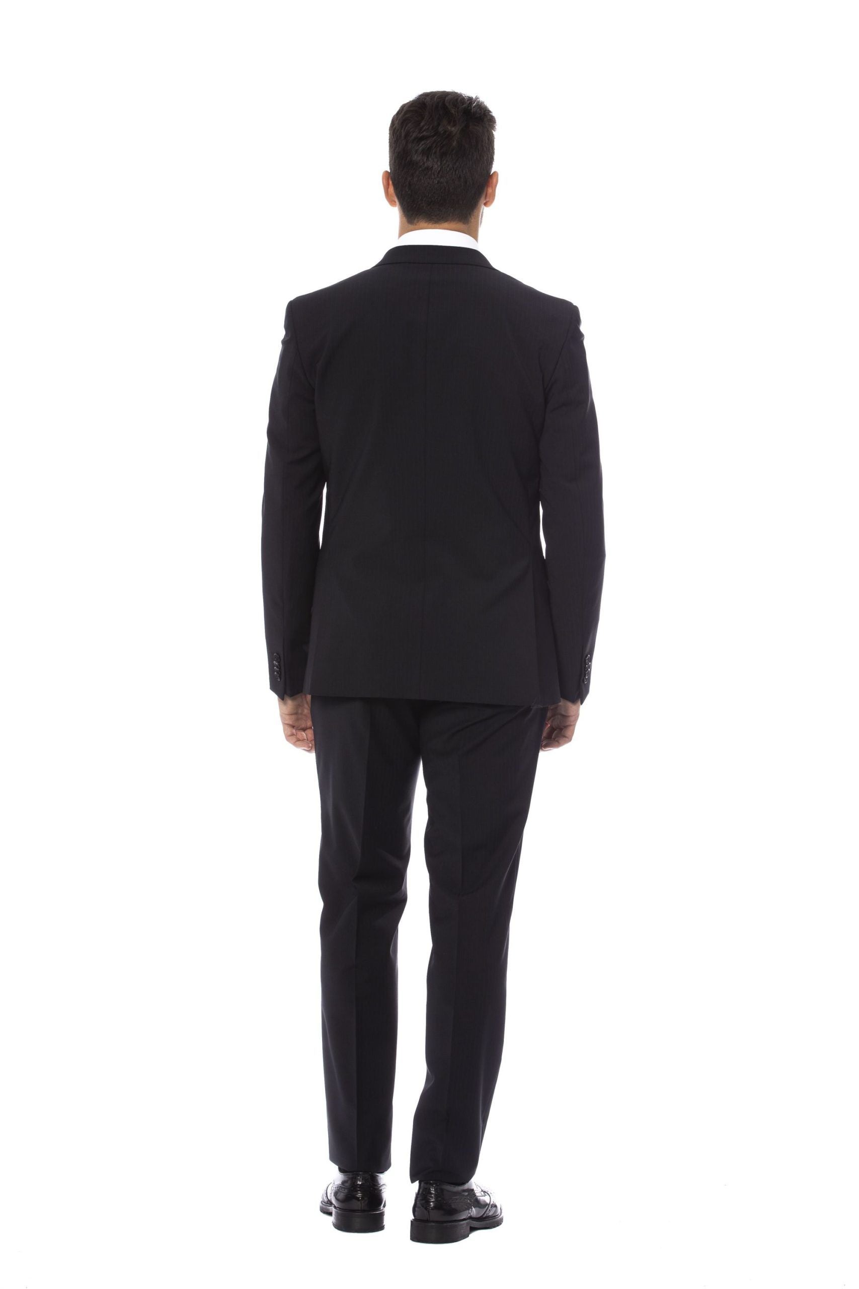 Verri Black Polyester Suit