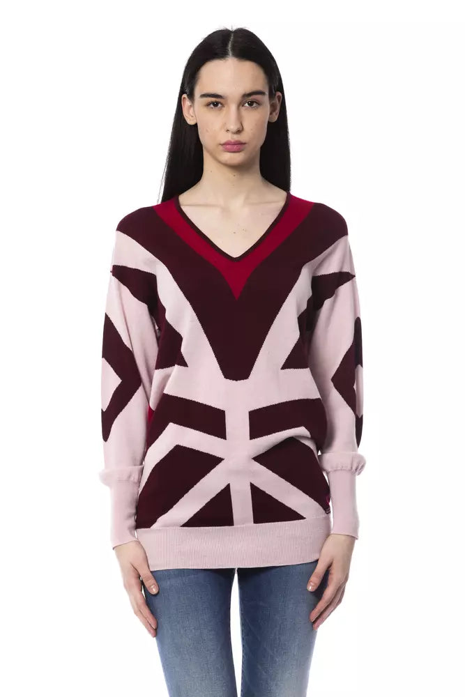 BYBLOS Burgundy Wool Sweater