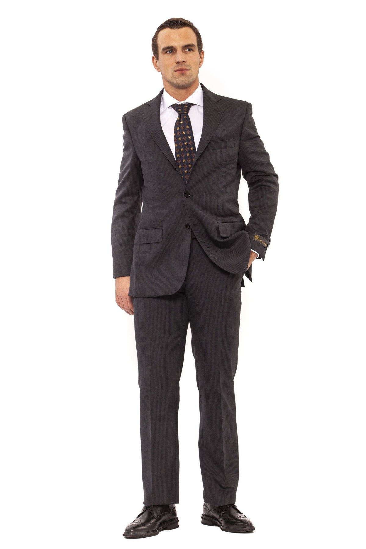 Ferre Gray Wool Suit