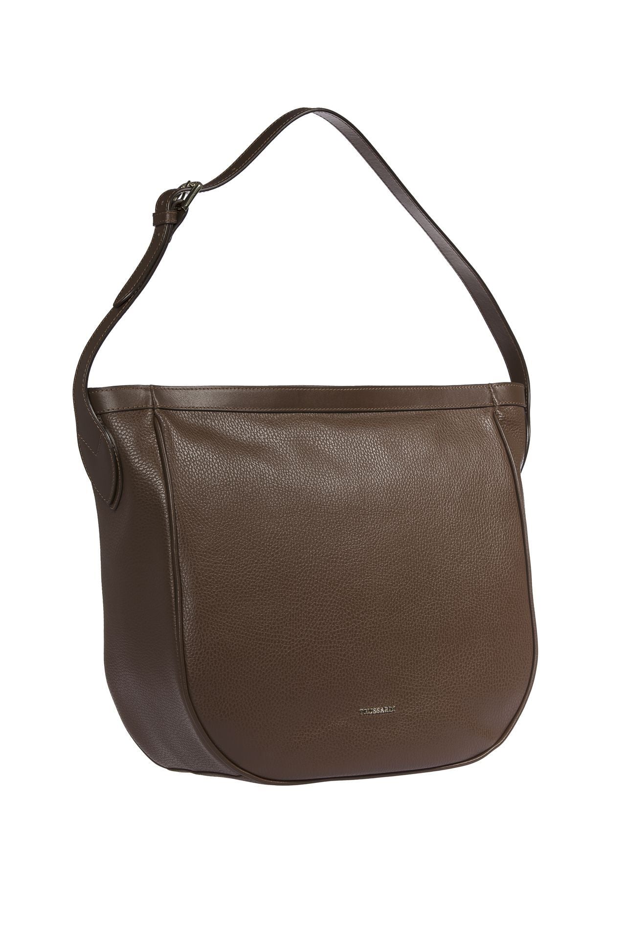 Trussardi Brown Leather Shoulder Bag