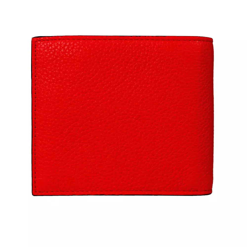Neil Barrett Red Leather Wallet