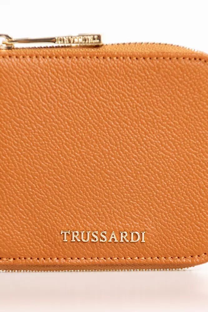 Trussardi Beige Leather Wallet