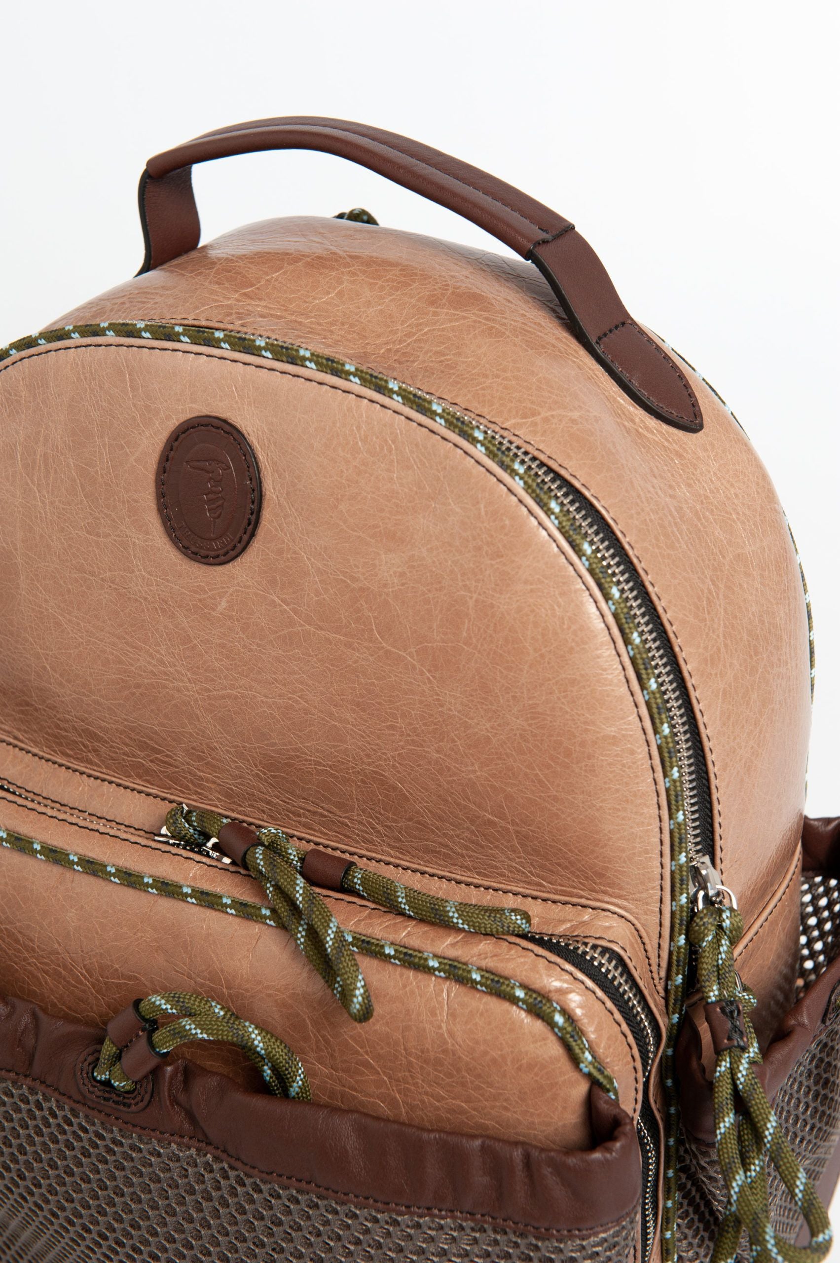 Trussardi Beige Leather Backpack