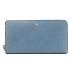 Cavalli Class Blue Calfskin Wallet